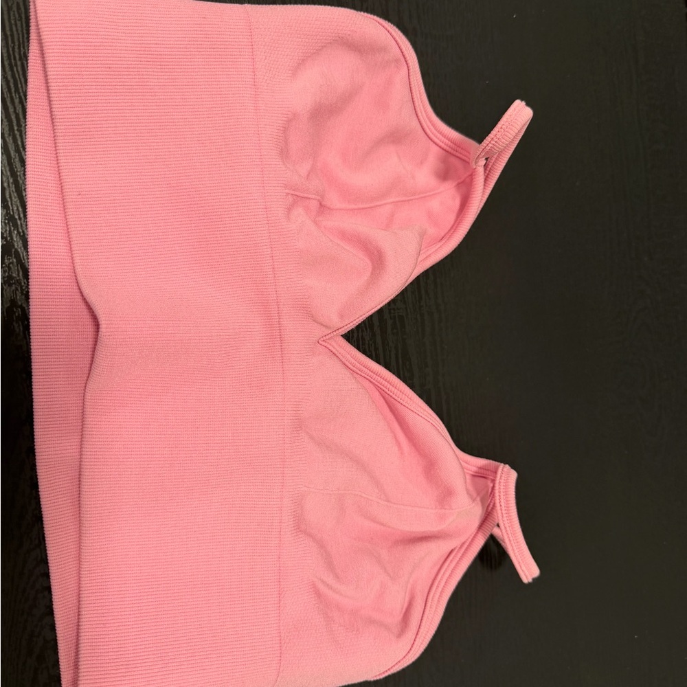 Pink Sports Bra